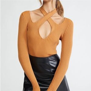 NWT MINKPINK Gianna Knit Top